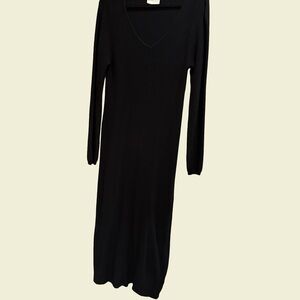 Chic Black Knit Dress